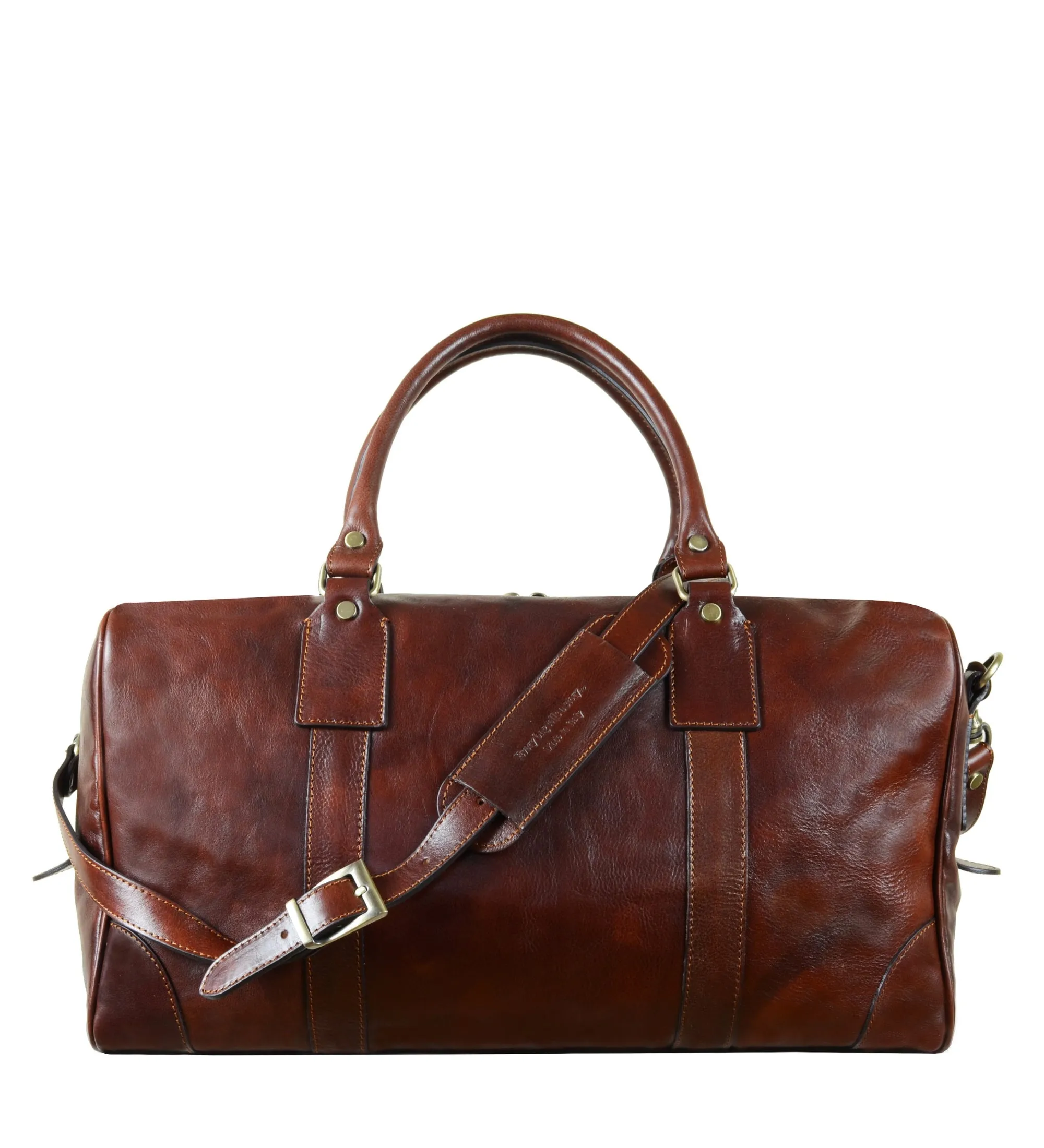 Leather Duffel Bag for Women - To the Lighthouse