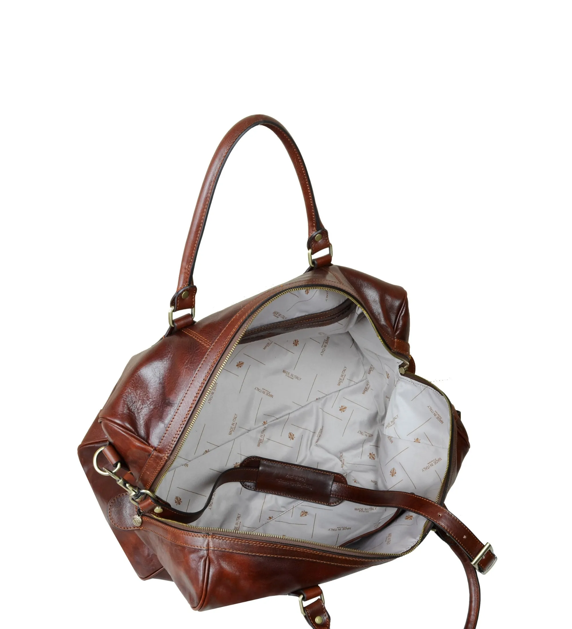 Leather Duffel Bag for Women - To the Lighthouse