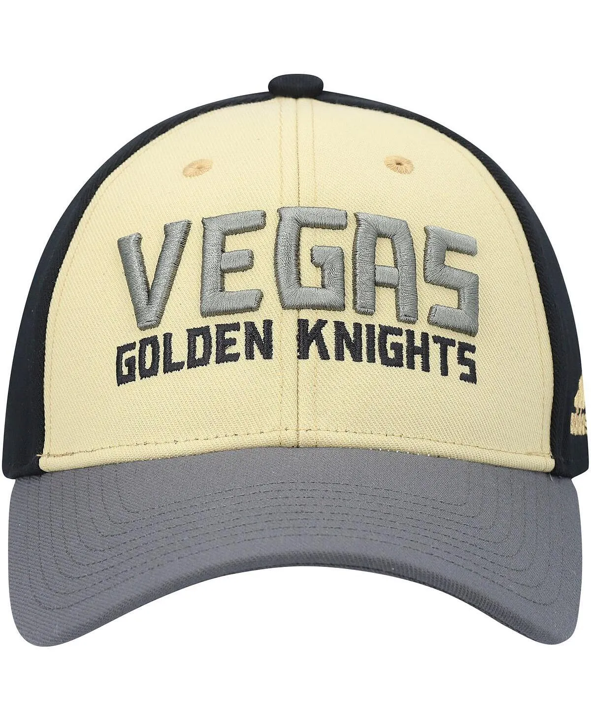 Men's Vegas Golden Knights adidas Black Adjustable Locker Room Cap