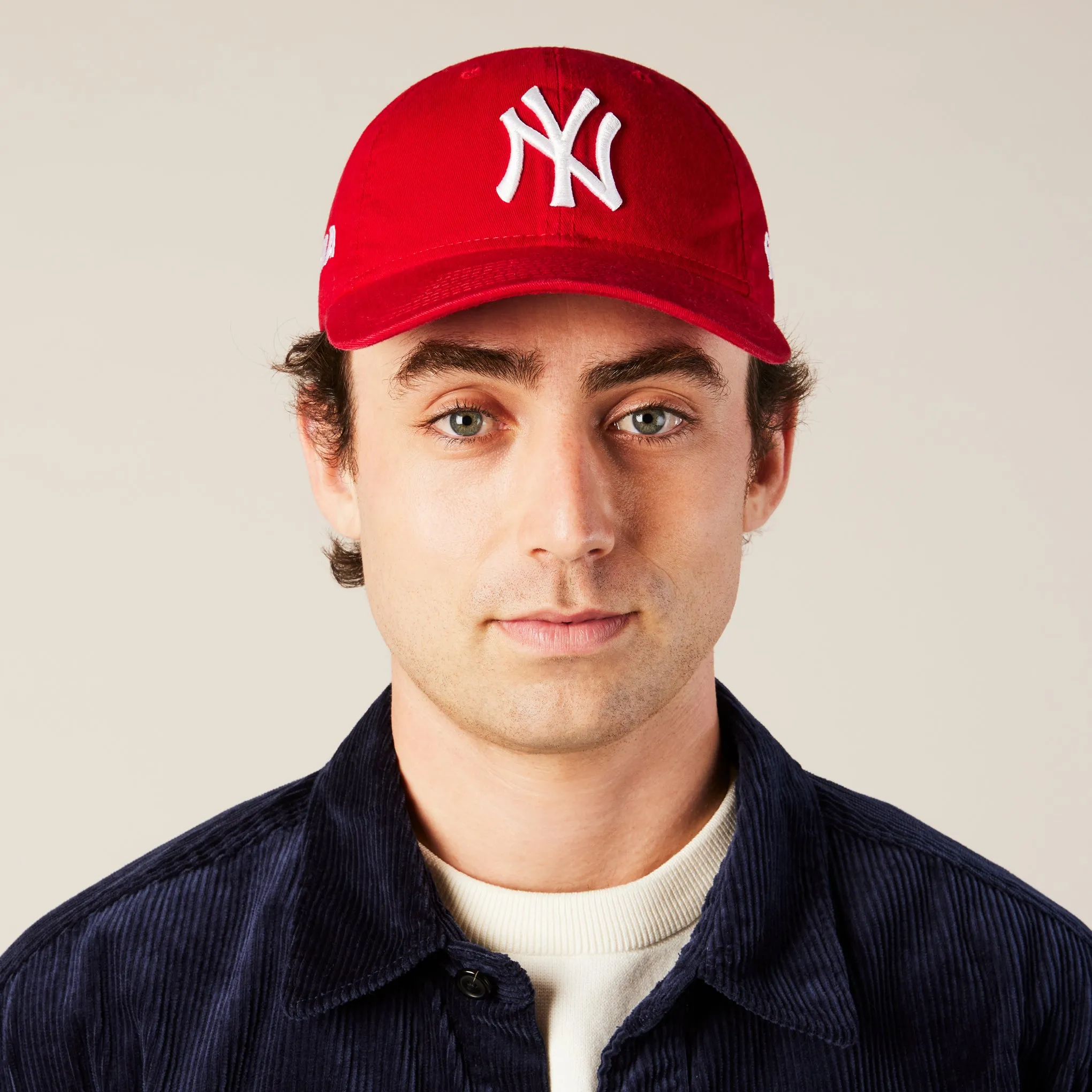 MoMA NY Yankees Adjustable Baseball Cap - Scarlet