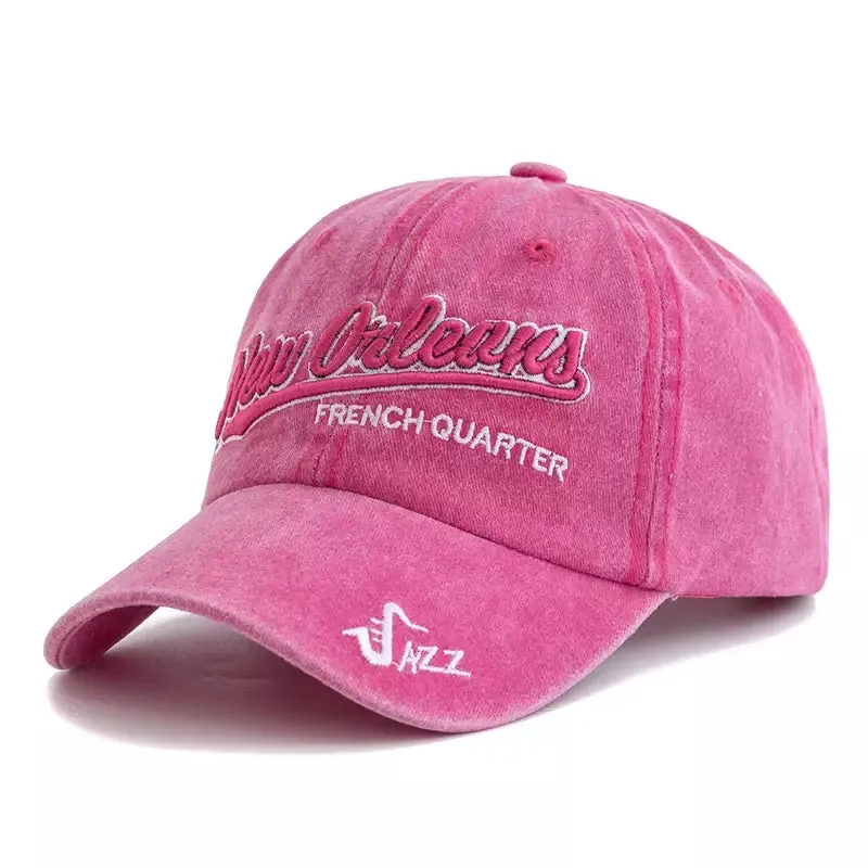 New Orleans French Quarter Jazz Baseball Cap