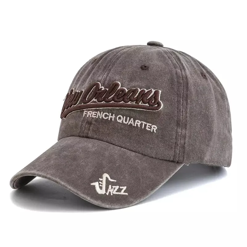 New Orleans French Quarter Jazz Baseball Cap