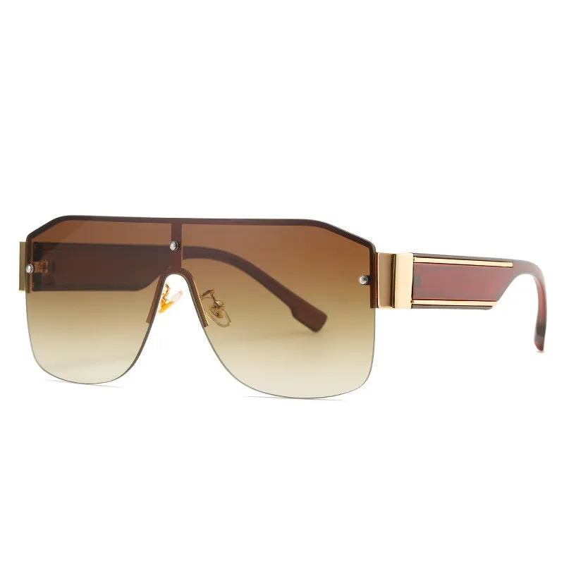 One Piece Windproof Retro Sunglass