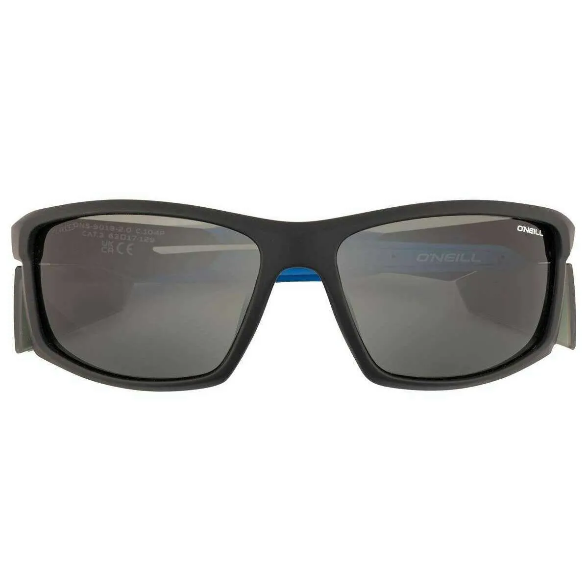 O'Neill 9018 2.0 High Wrap Performance Sports Sunglasses - Black