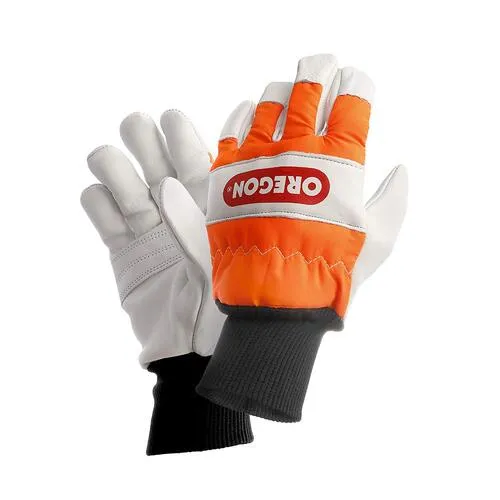 Oregon Chainsaw Left-Hand Protection Leather Gloves