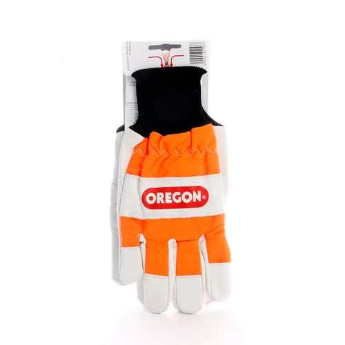 Oregon Chainsaw Left-Hand Protection Leather Gloves