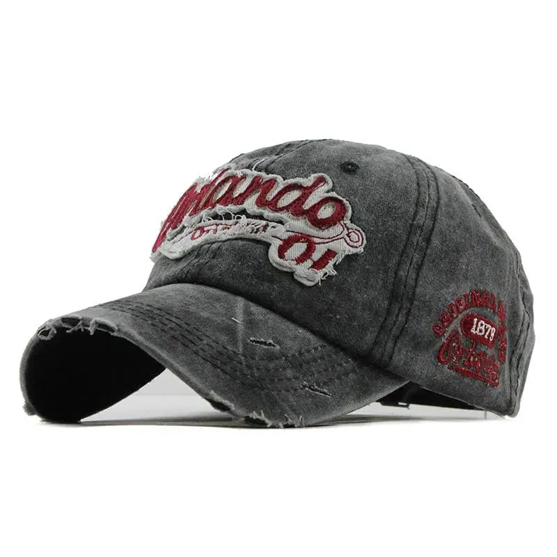 Orlando Vintage Denim Baseball Cap