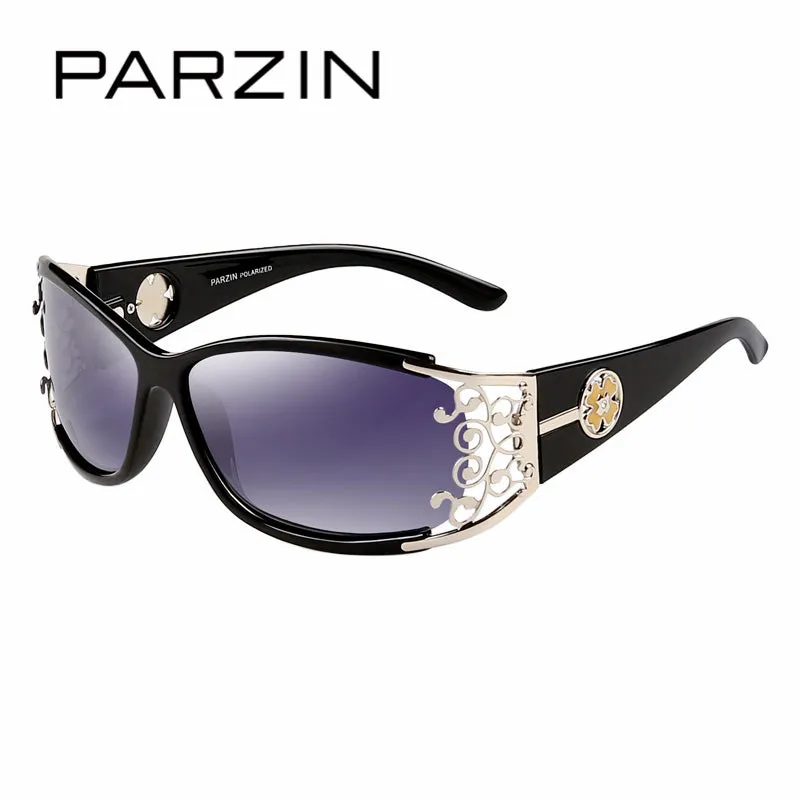 PARZIN 2017 Women Sunglasses For Driving So Real Brand Designer Spectacles Hollow Frame Plastic Glasses With Original Logo Box