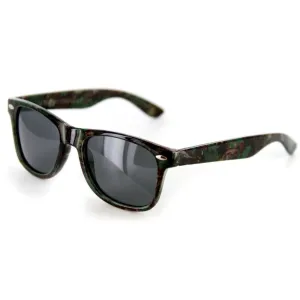 "Camo Spex" Polarized Camouflage Mens Womens Retro Vintage Square Polarized Sunglasses