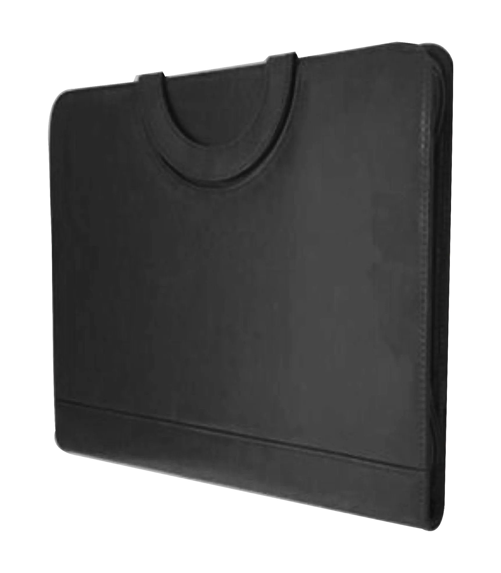 RM-367 - PU Leather folder with Handle Black