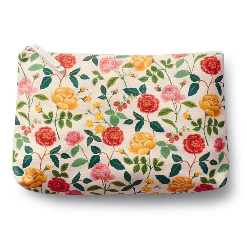 Roses Zippered Pouch Set