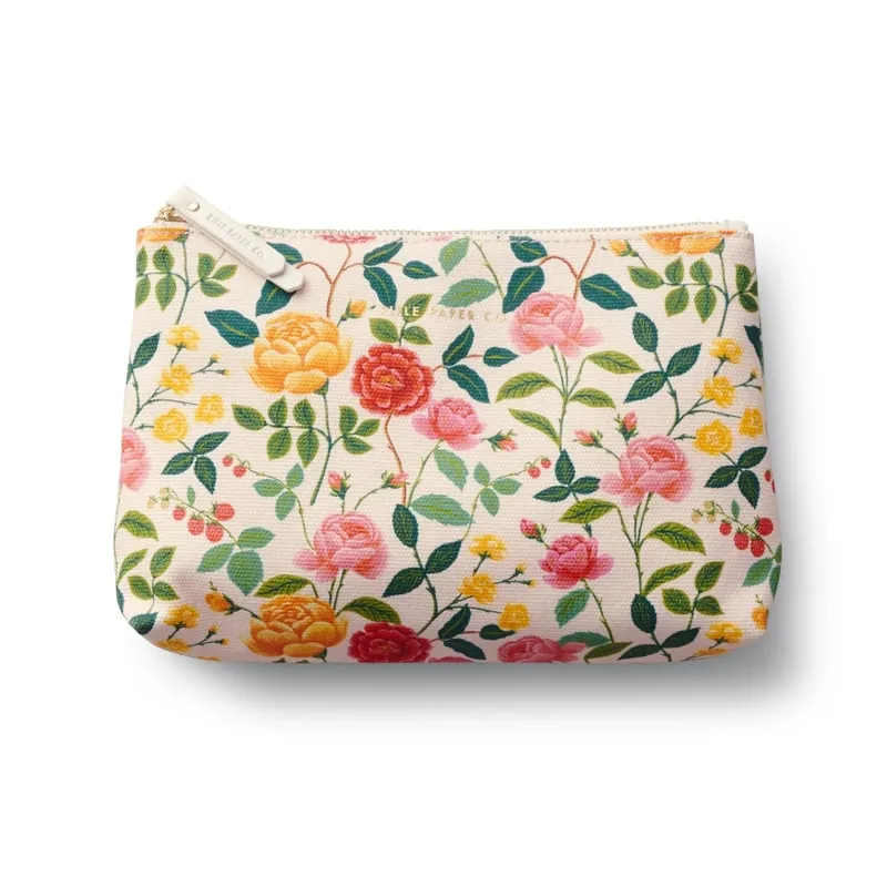 Roses Zippered Pouch Set