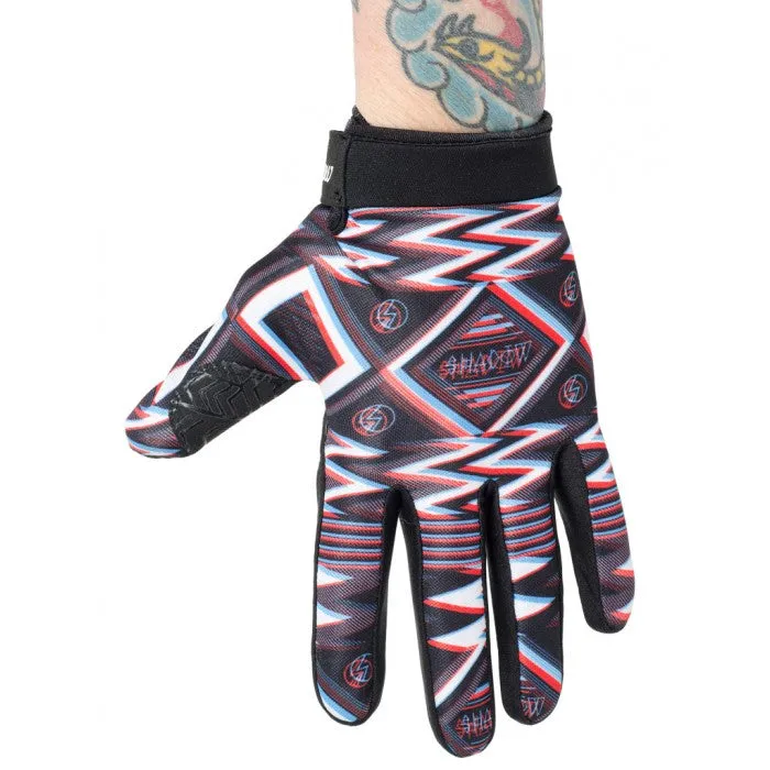 Shadow Conspiracy BMX Conspire Gloves - UHF (Black/Red/White)