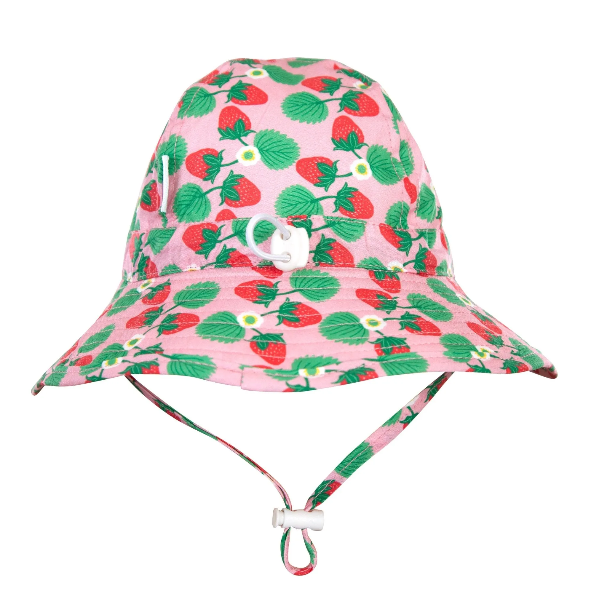 Strawberry Wide Brim Infant Sunhat