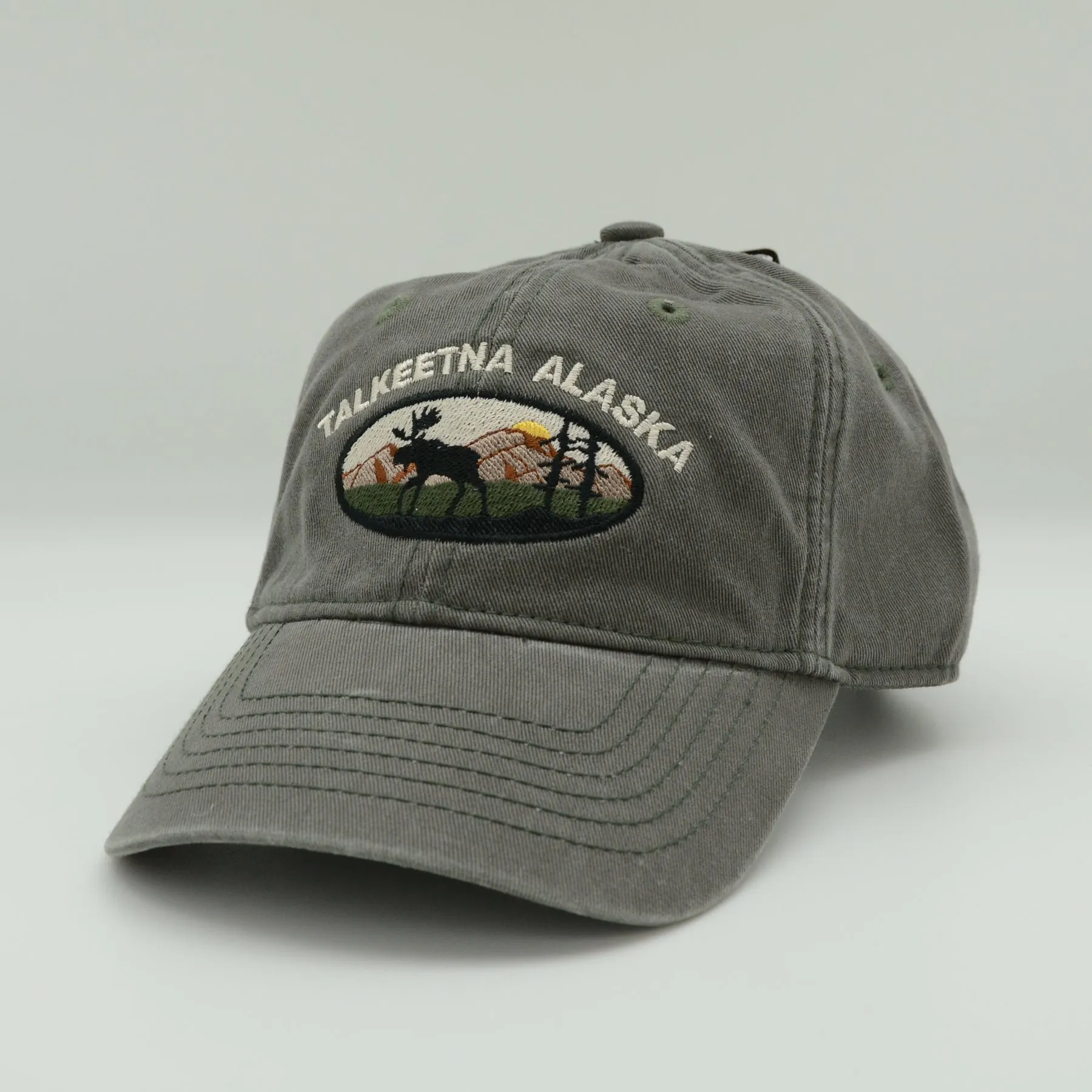 Talkeetna Alaska Moose Patch Baseball Hat