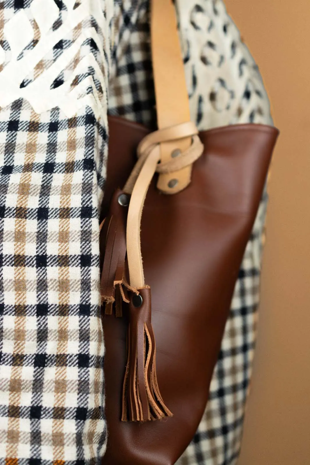 The Julie - Deep Brown Tote Bag