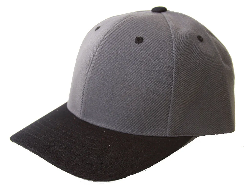 TopHeadwear Blank Baseball Hat Adjustable Hook and Loop Closure