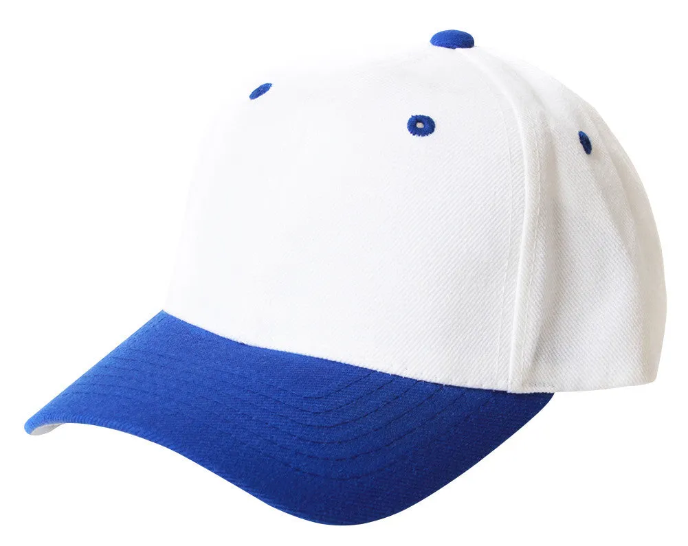 TopHeadwear Blank Baseball Hat Adjustable Hook and Loop Closure