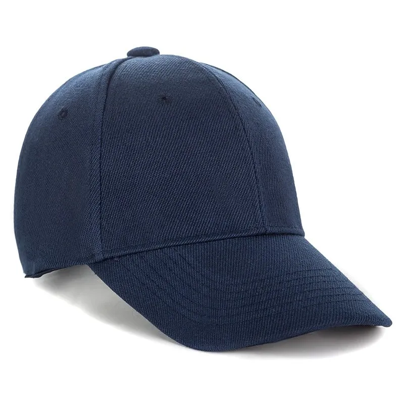 Unisex Solid Color Simple Adjustable Summer Baseball Cap