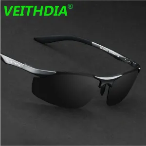 VEITHDIA Aluminum Magnesium Brand Designer Polarized Sunglasses Men Glasses Driving Glasses Summer 2017 Eyewear Accessories 6529