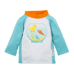 Zoocchini-UPF50  Baby Rashguard - Fishbowl-12-24M